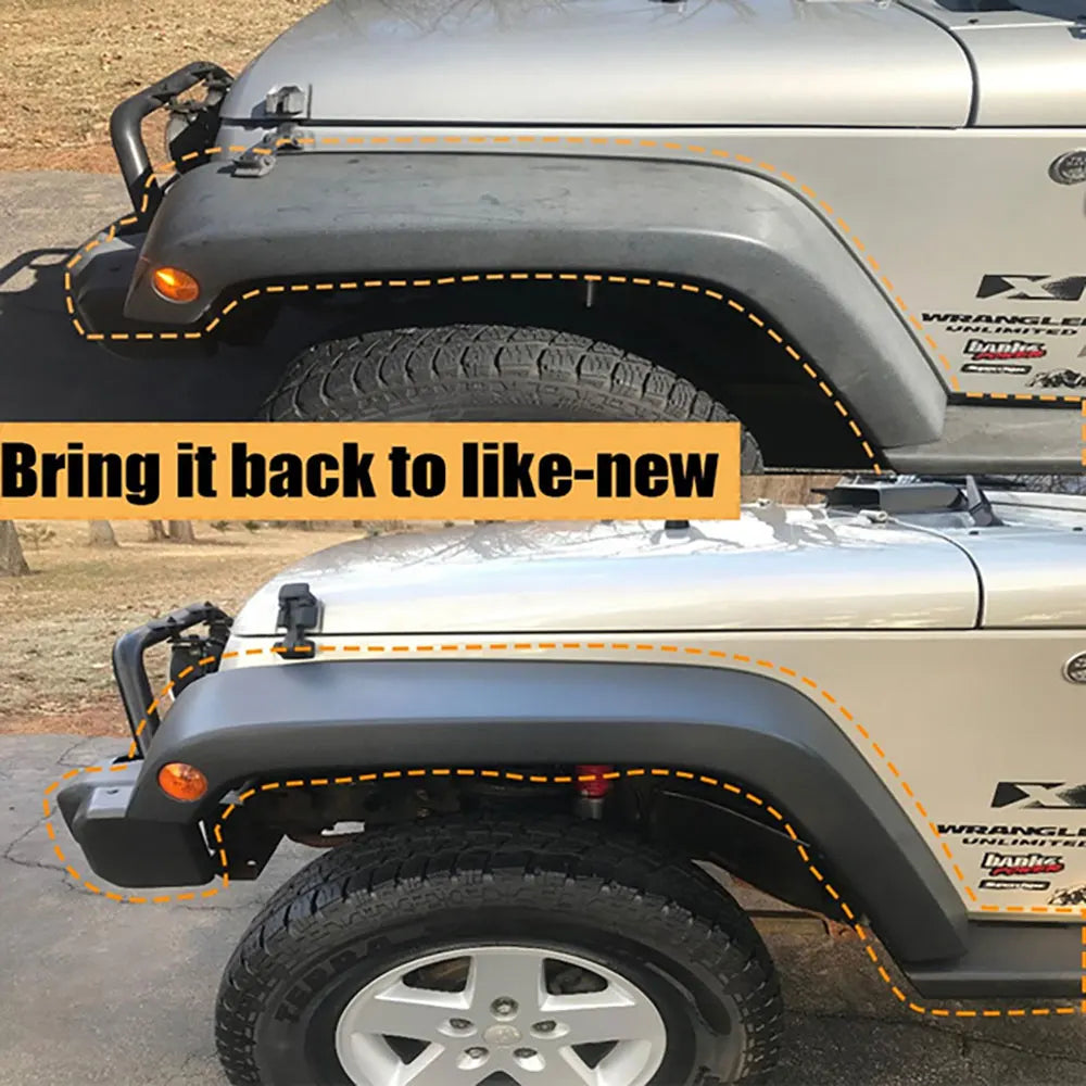 Zovira™ Plastic Trim Restorer – Long-Lasting Car Interior & Exterior Shine