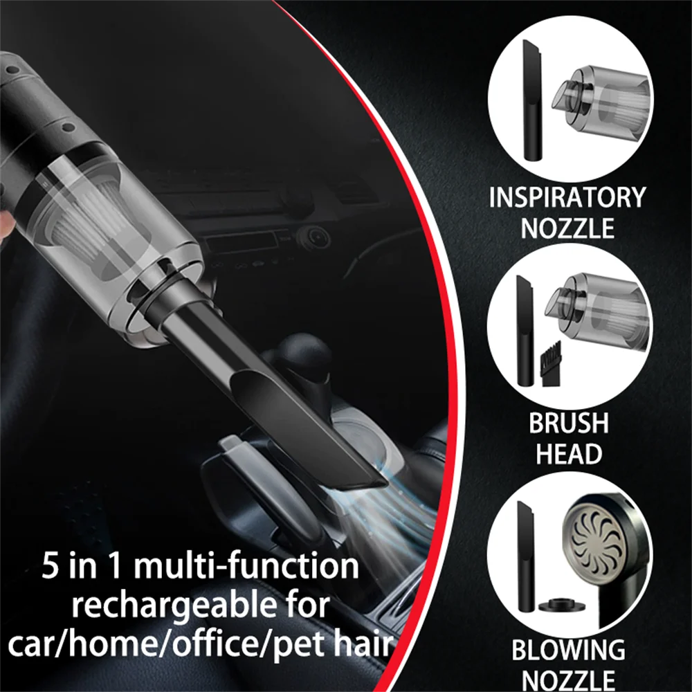 Zovira™ 15,000Pa Cordless Car Vacuum