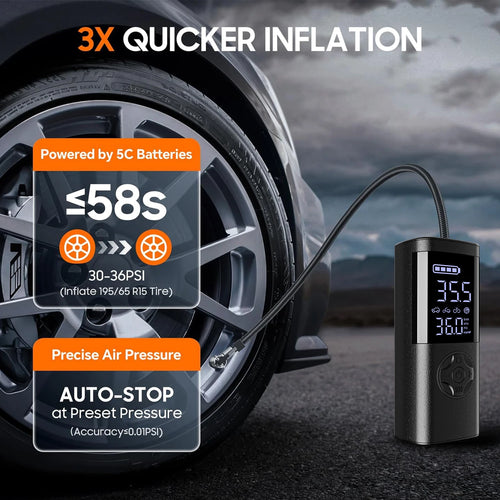 Zovira™ 150 PSI Cordless Tire Inflator