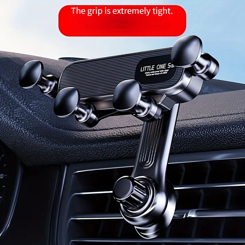 Zovira™ Gravity Car Phone Holder – Foldable 360° Rotating Vent Mount