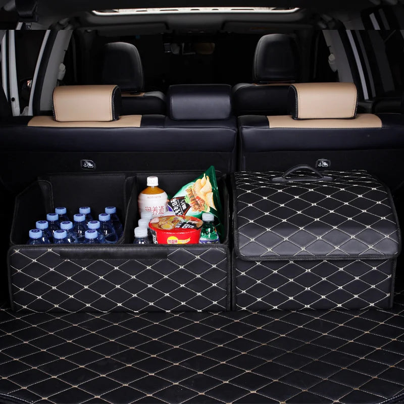 Zovira™ Foldable Car Trunk Organizer – Large-Capacity Storage Box