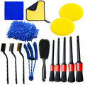 Zovira™ 15-Piece Car Detailing Cleaning Brush Kit – Interior & Vent Cleaning Set