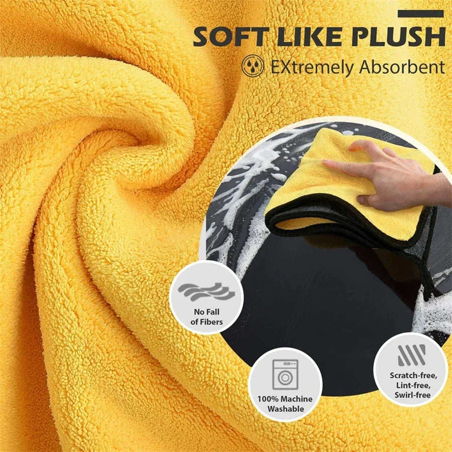 Microfiber Car Cleaning Towels – 30×60cm