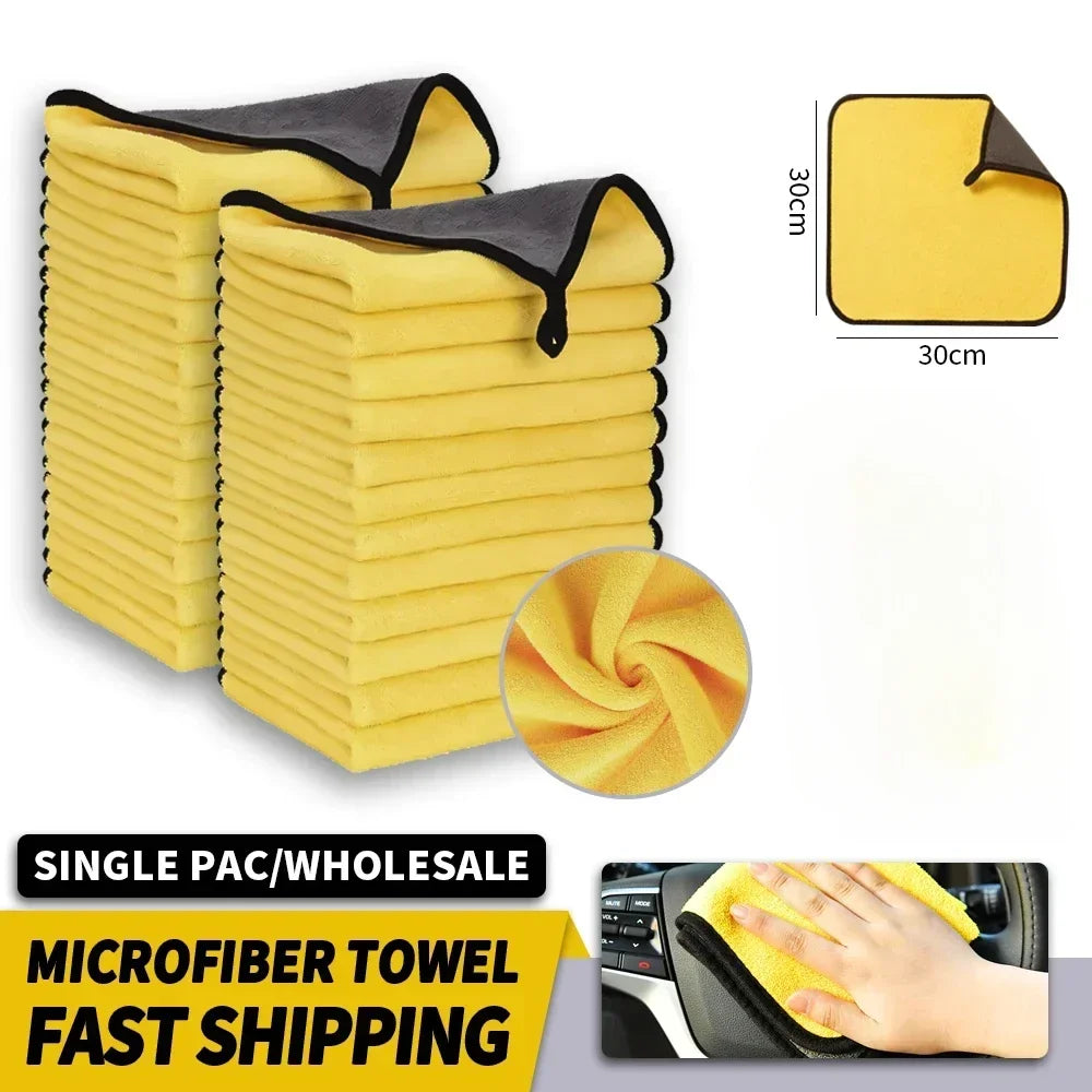 Microfiber Car Cleaning Towels – 30×60cm