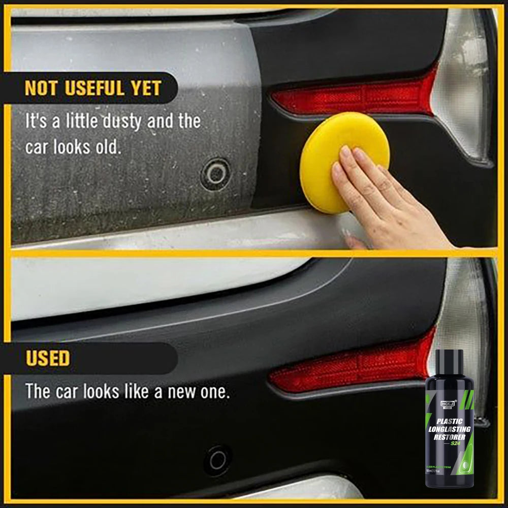 Zovira™ Plastic Trim Restorer – Long-Lasting Car Interior & Exterior Shine