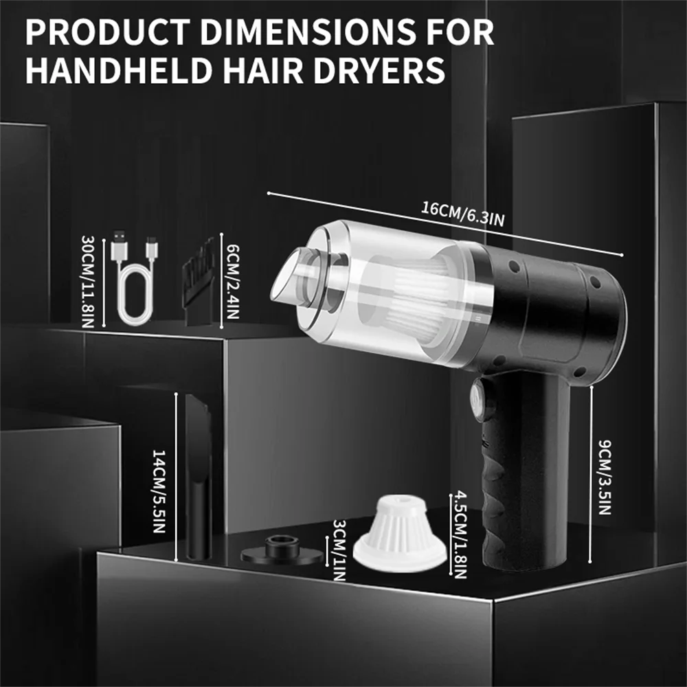 Zovira™ 15,000Pa Cordless Car Vacuum