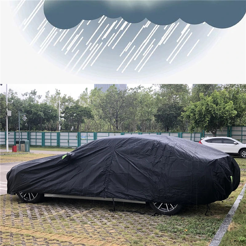 Zovira™ Full Car Cover – Waterproof UV & Weather Protection, Sedan & SUV Sizes