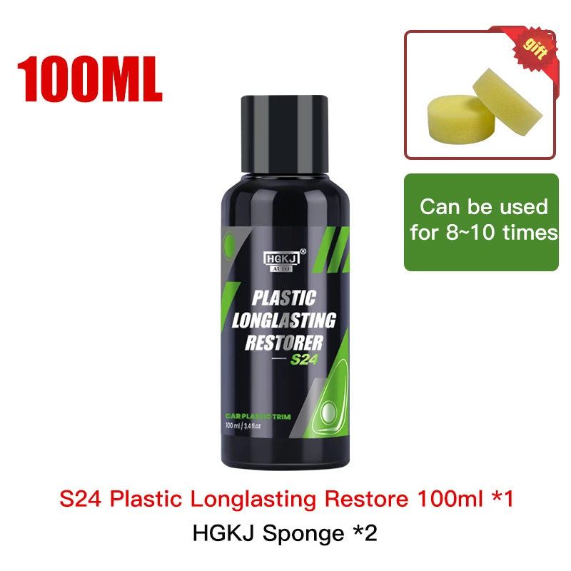 Zovira™ Plastic Trim Restorer – Long-Lasting Car Interior & Exterior Shine