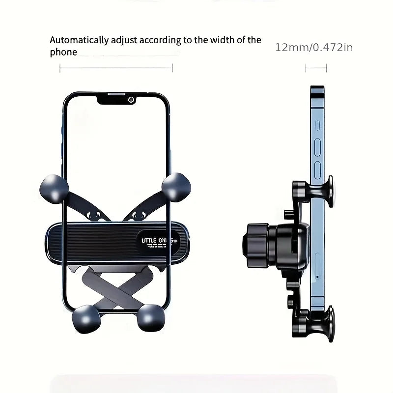 Zovira™ Gravity Car Phone Holder – Foldable 360° Rotating Vent Mount