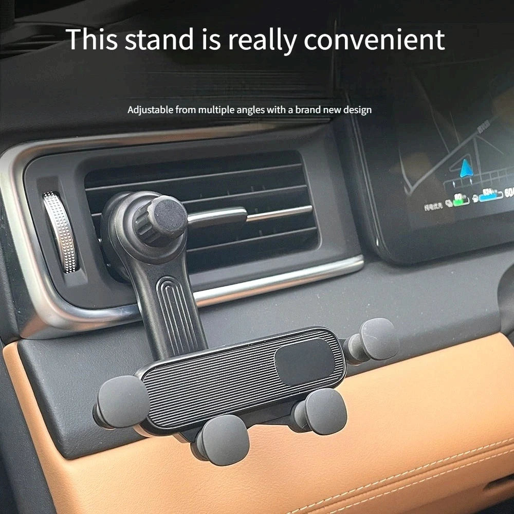 Zovira™ Gravity Car Phone Holder – Foldable 360° Rotating Vent Mount