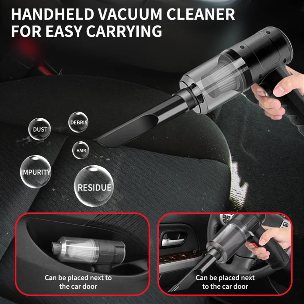 Zovira™ 15,000Pa Cordless Car Vacuum