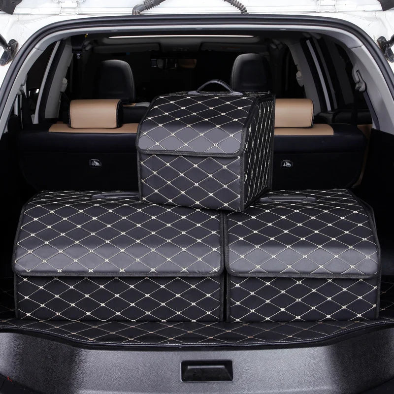 Zovira™ Foldable Car Trunk Organizer – Large-Capacity Storage Box