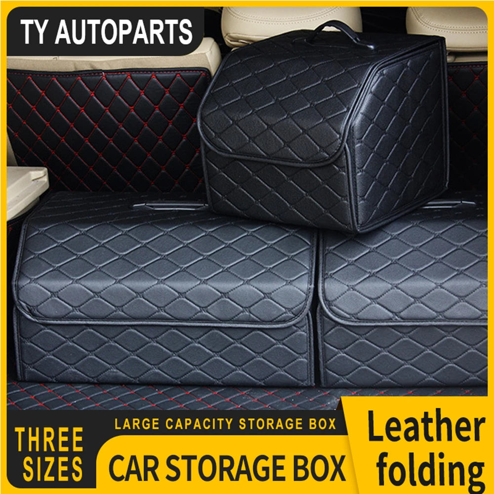 Zovira™ Foldable Car Trunk Organizer – Large-Capacity Storage Box