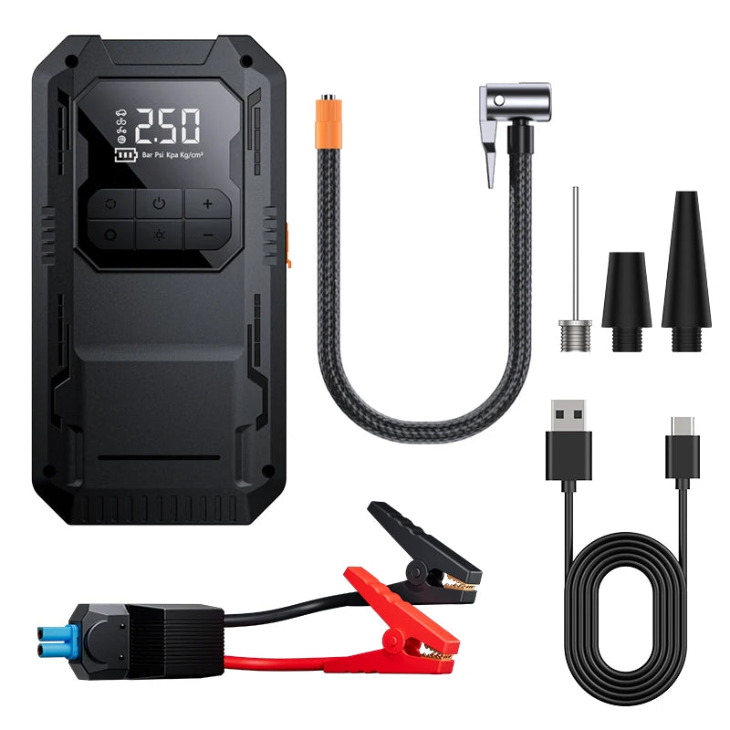 Zovira™ 4-in-1 Jump Starter + 150 PSI Air Compressor