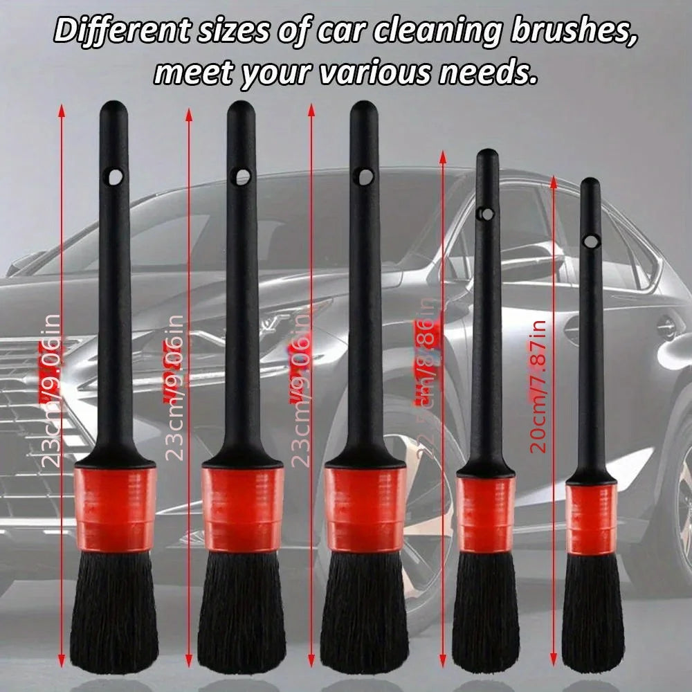 Zovira™ 15-Piece Car Detailing Cleaning Brush Kit – Interior & Vent Cleaning Set